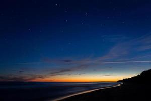 nacht landschappen in de Open lucht foto