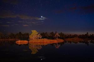 nacht landschappen in de Open lucht foto