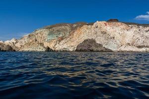 landschappen van de eiland van Santorini foto