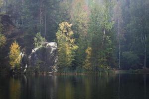 herfst- landschappen van adrspach foto