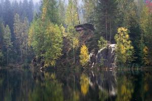 herfst- landschappen van adrspach foto