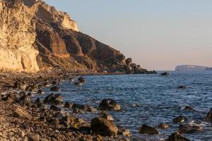 landschappen van de eiland van Santorini foto