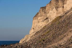 landschappen van de eiland van Santorini foto