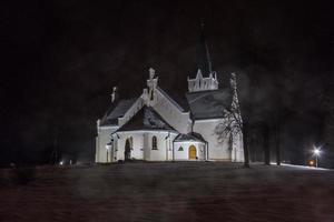 nacht landschappen in de Open lucht foto