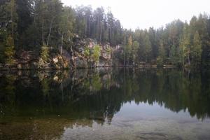 herfst- landschappen van adrspach foto