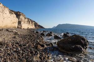 landschappen van de eiland van Santorini foto