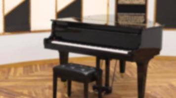 foto van een klassiek piano met een batik oranamen overweging kamer achtergrond