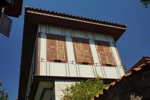 historisch huis in Antalya oud dorp, turkiye foto