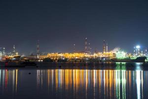 fabriek landschap in ulsan, Korea foto