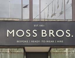 mos broeders winkel voorkant teken in Londen foto