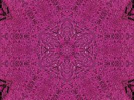 magenta steen muur caleidoscoop patroon abstract uniek symmetrisch en esthetisch achtergrond foto