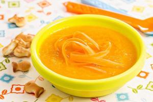 wortel soep voor kinderen foto