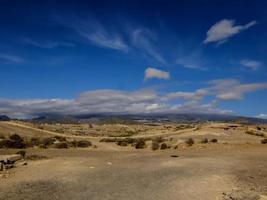 landschap Aan de kanarie eilanden foto