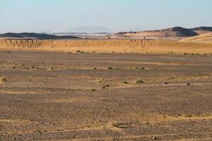 woestijn landschap in Marokko foto