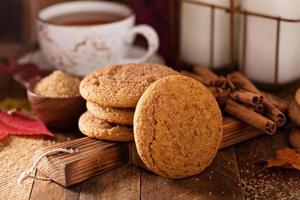 kaneel snickerdoodle koekjes foto