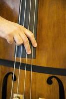 cello speler detailopname foto