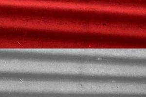 Indonesisch vlag structuur net zo een achtergrond foto