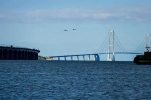 brug over- de zee in Zweden, Europa foto