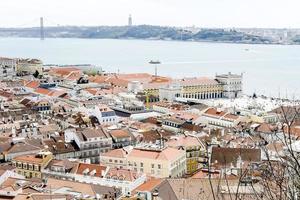 visie van Lissabon in Portugal foto