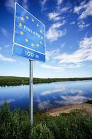 landschap in Zweden, Europa foto