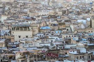 visie van marrakech, Marokko foto