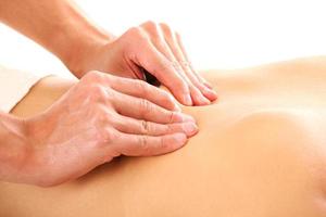 massage behandeling detailopname foto