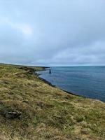 de lang zwart stranden van IJsland. foto