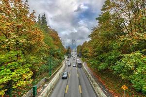 leeuwen poort brug - Vancouver, Canada foto