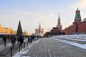 rood plein - Moskou, Rusland foto