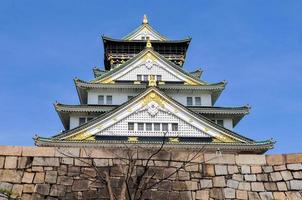 Osaka kasteel - osaka, Japan foto