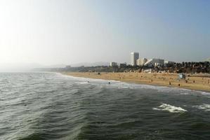 Santa Monica Beach, Los Angeles, Californië foto