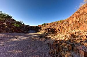 orgaan pijpen - twyfelfontein, damaraland, Namibië foto