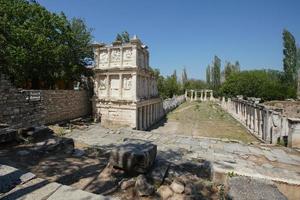 sebasteion in afrodisis oude stad in aydin, turkiye foto