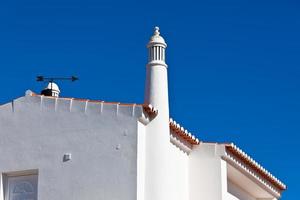 onherkenbaar een deel van woon- huis Bij algarve, Portugal foto