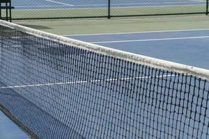 de tennis rechtbank netto detail foto