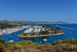 panoramisch visie van de jachten in gegevens punt, Californië, Verenigde Staten van Amerika. foto