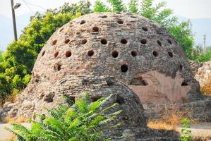 is een bey badhuis van 1372 in selcuk, izmir, kalkoen. foto