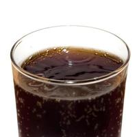 glas van cola drinken foto