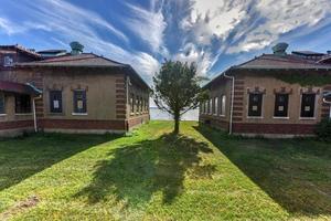 de verlaten ellis eiland immigrant ziekenhuis. het was de Verenigde staten eerste openbaar Gezondheid ziekenhuis, geopend in 1902 en in werking net zo een ziekenhuis tot 1930. foto