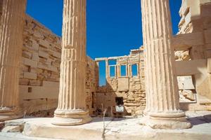 ruïnes van de Grieks acropolis foto