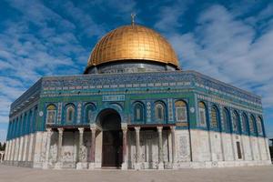 de koepel van de steen, Jeruzalem, Israël foto