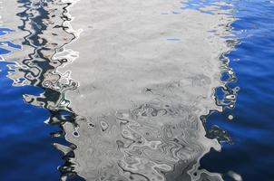 felucca reflectie - Aswan, Egypte foto