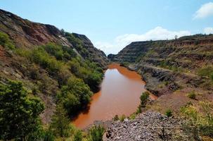 ngwenya ijzer erts de mijne, Swaziland foto