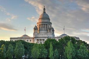 de Rhode eiland staat huis, de Capitol van de ons staat van Rhode eiland. foto
