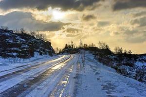 natuur van vestvagoy in de lofoten eilanden, Noorwegen foto