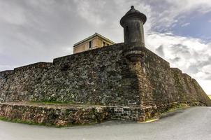 stad muren en pas op van san juan, puerto rico. foto