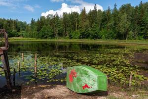 zomer landschappen in Letland foto