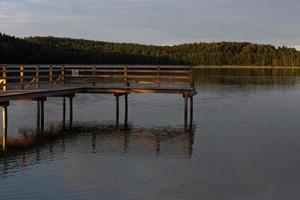 zomer landschappen in Letland foto