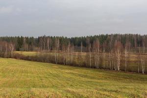 herfst landschappen in Letland foto
