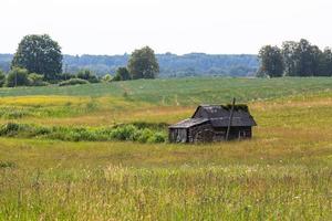 landelijk zomer landschappen in Baltisch staten foto